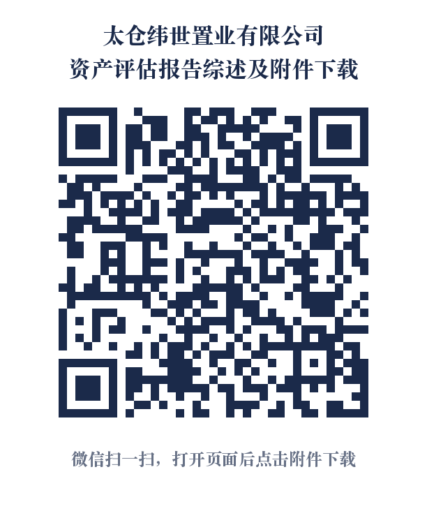 太仓纬世置业有限公司评估报告下载二维码